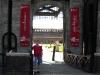 side draw bridge into Sforza castle