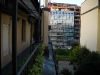 hanging from balcony view